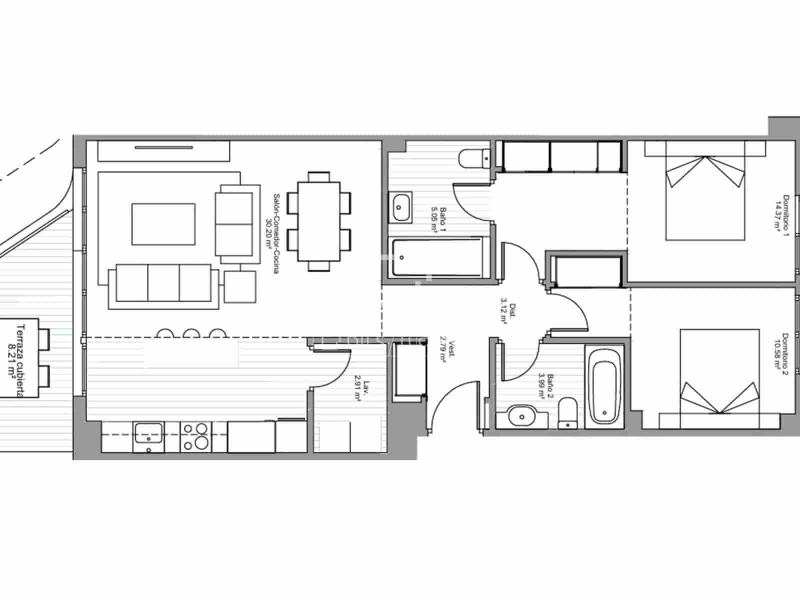 2 soveværelse Lejlighed til salg i Torremolinos med swimmingpool garage - € 690.000 (Ref: 9872236)