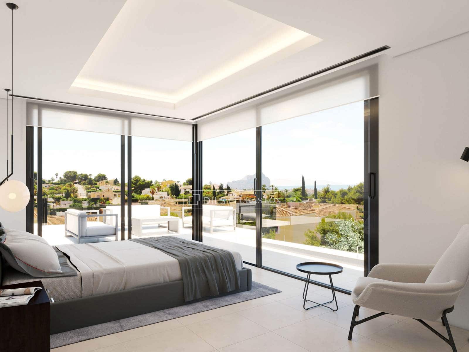 3 chambre Villa/Maison à vendre à Calpe / Calp avec piscine garage - 1 180 000 € (Ref: 9872501)