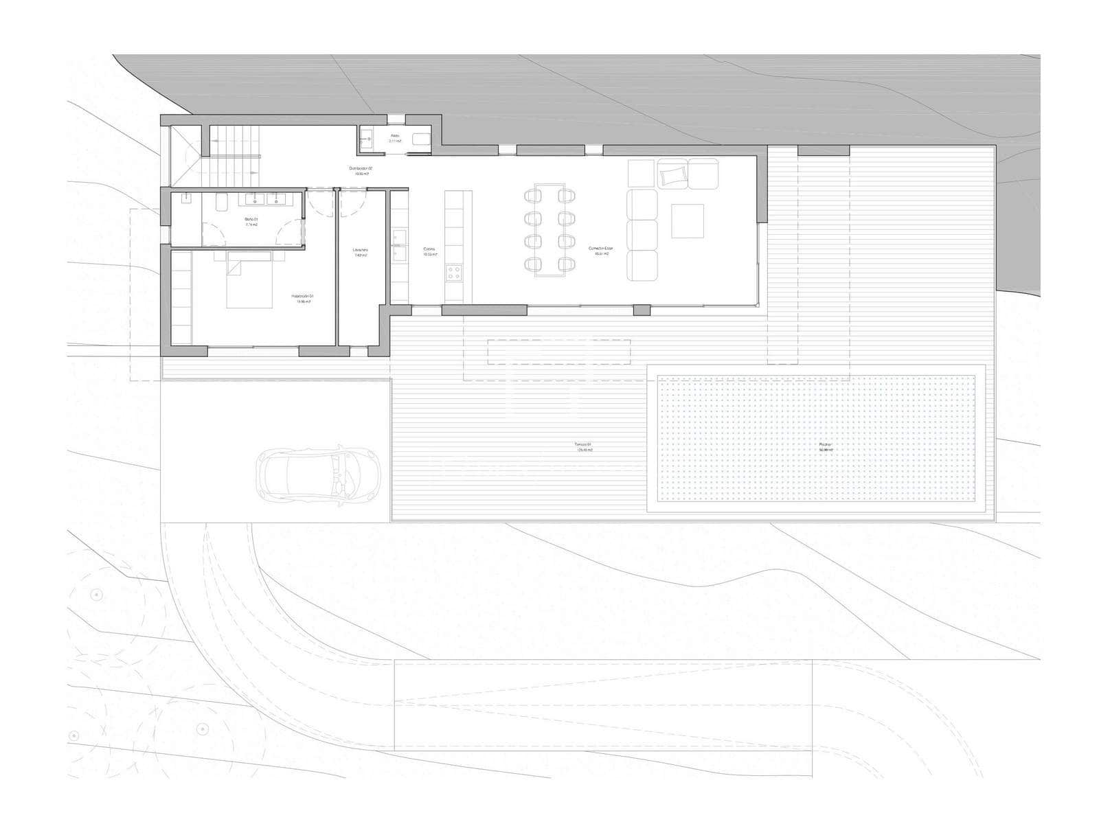 3 chambre Villa/Maison à vendre à Calpe / Calp avec piscine garage - 1 180 000 € (Ref: 9872501)
