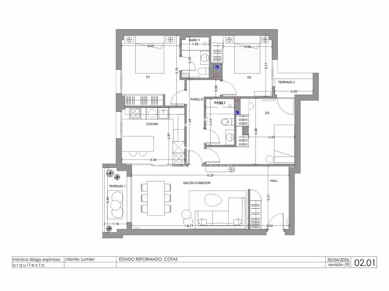 3 chambre Appartement à vendre à Madrid ville avec garage - 995 000 € (Ref: 9872502)