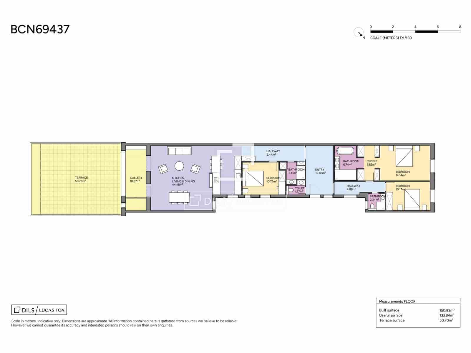 3 sypialnia Apartament na sprzedaż w Miasto Barcelona - 1 350 000 € (Ref: 9876770)