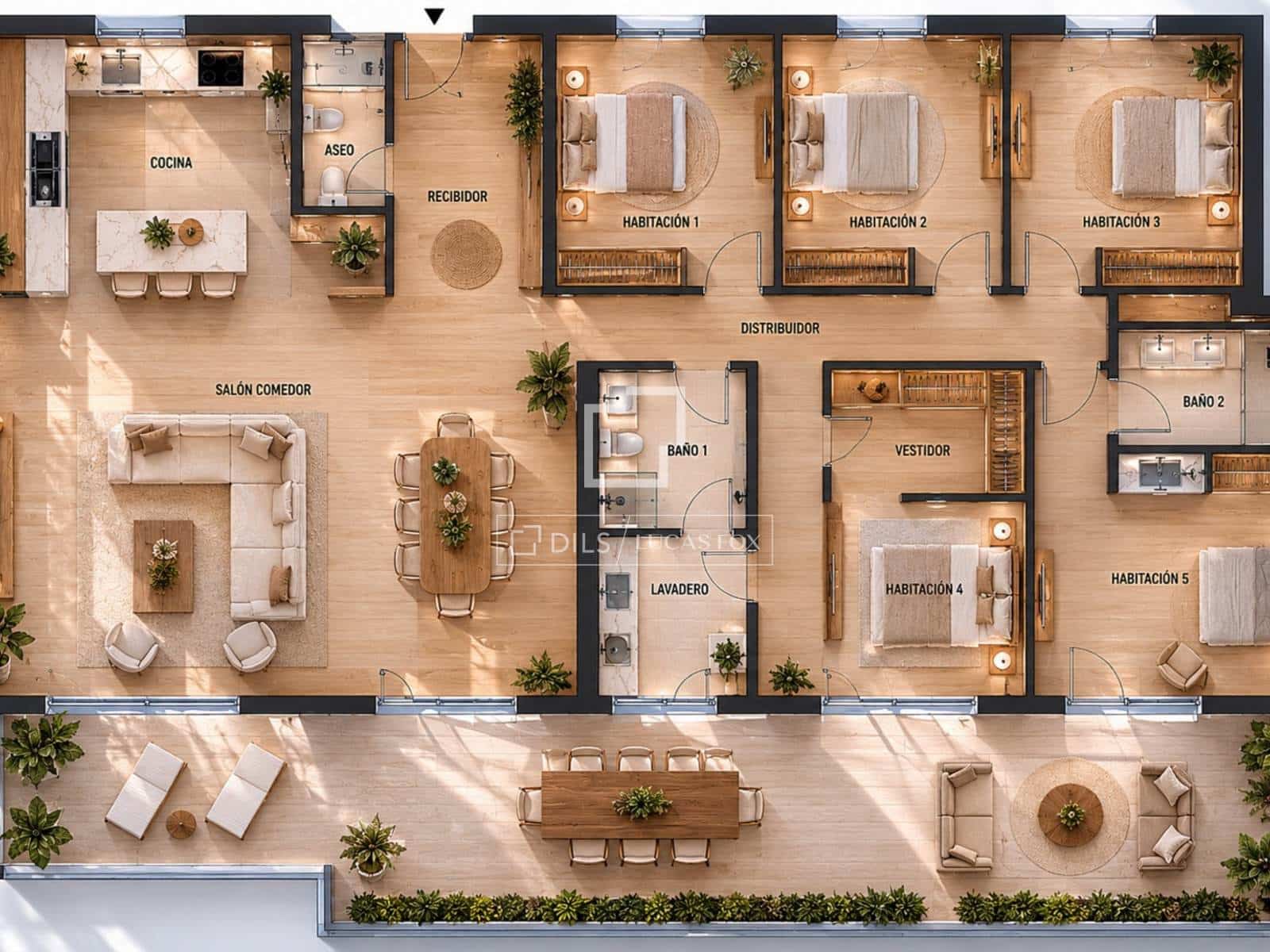 5 soveværelse Lejlighed til salg i Sant Cugat del Valles med swimmingpool garage - € 1.450.000 (Ref: 9877220)