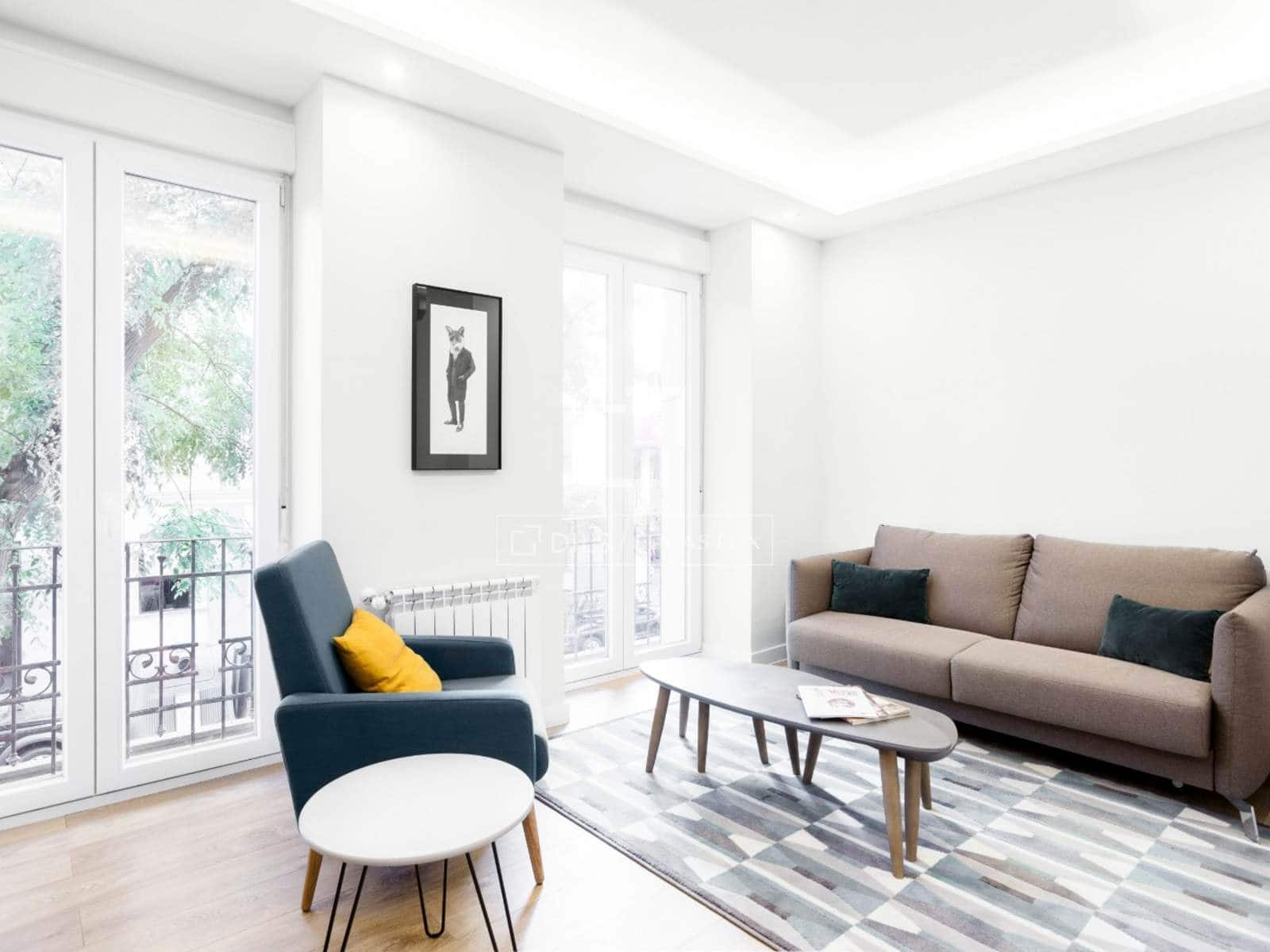 2 soveværelse Lejlighed til leje i Madrid by - € 3.100 (Ref: 9877436)