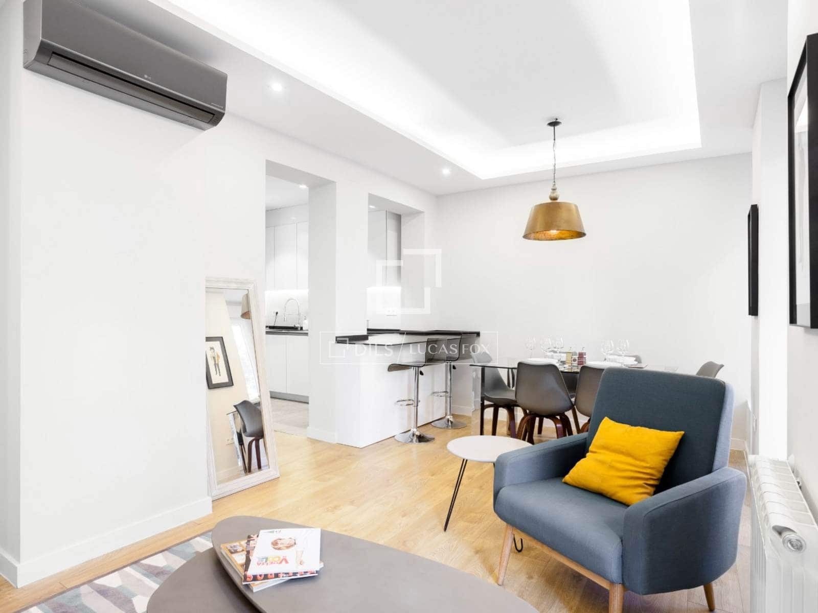 2 soveværelse Lejlighed til leje i Madrid by - € 3.100 (Ref: 9877436)