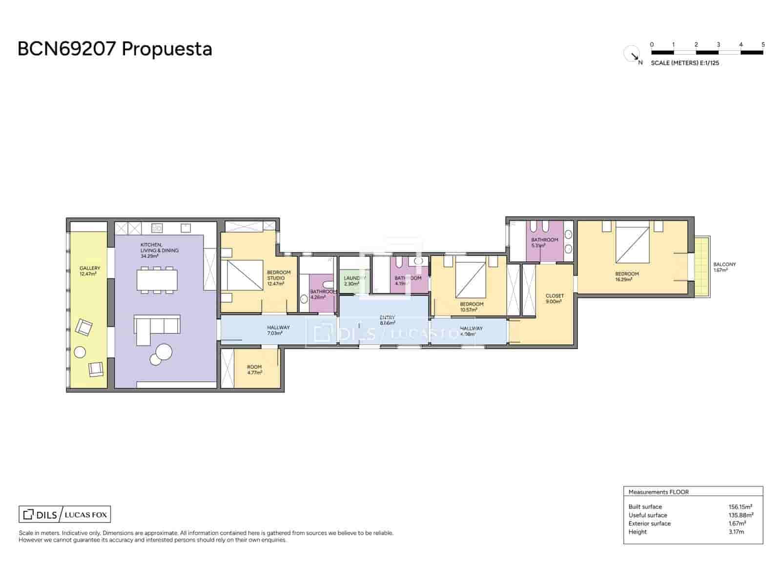 3 soveværelse Lejlighed til salg i Barcelona by - € 995.000 (Ref: 9877437)