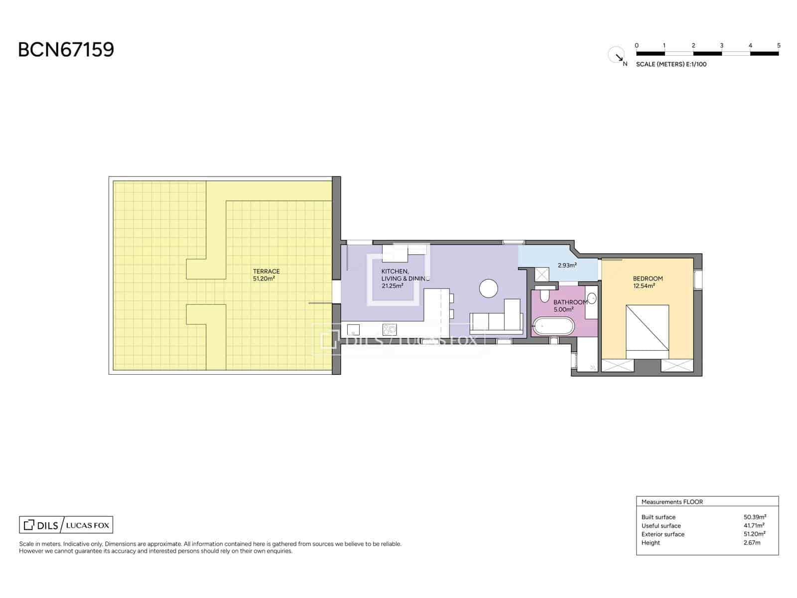 1 soveværelse Penthouse til salg i Barcelona by - € 795.000 (Ref: 9877603)