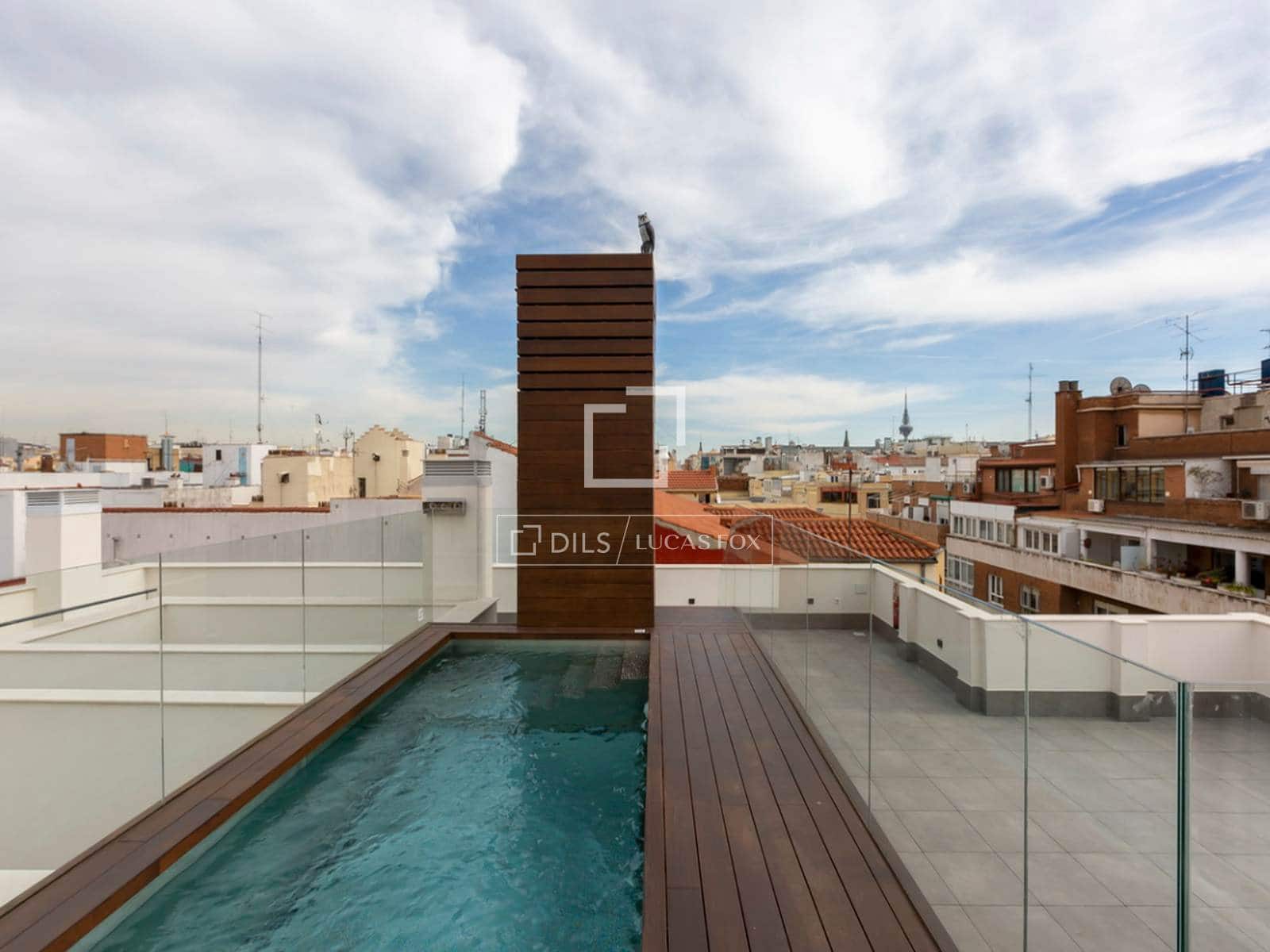 2 Zimmer Apartment zu vermieten in Madrid Stadt mit Pool - 4.900 € (Ref: 9882413)