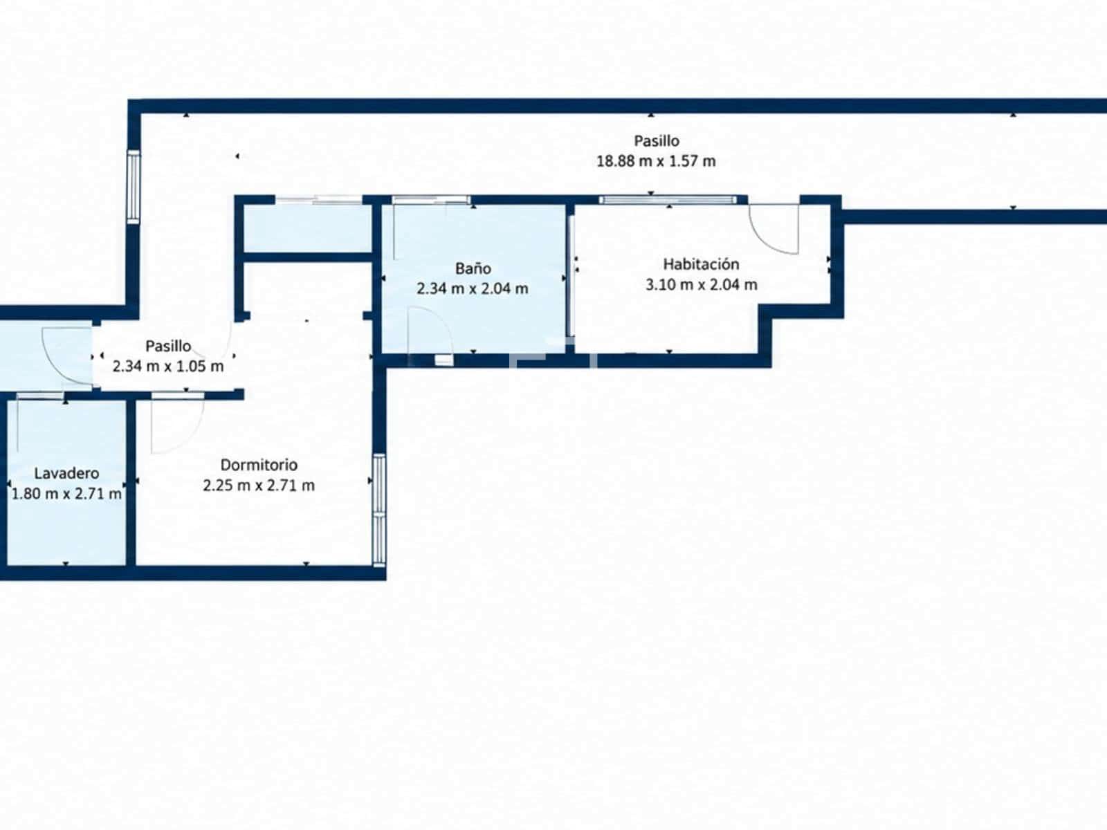 Appartement de 2 chambres à louer à Madrid ville avec piscine - 4 900 € (Ref: 9882413)