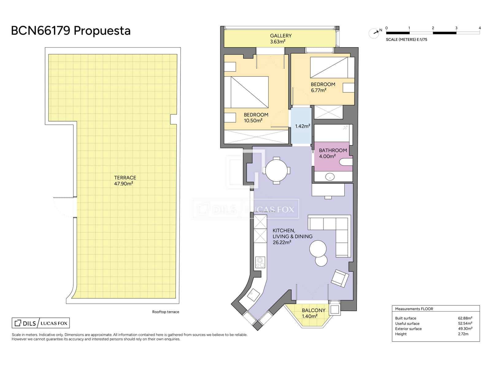 2 soverom Leilighet til salgs i Barcelona by med garasje - € 485 000 (Ref: 9883672)
