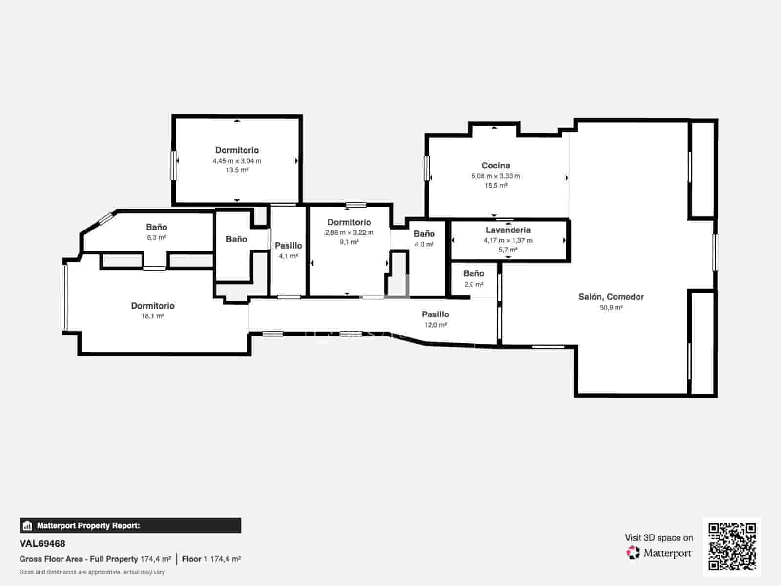 3 quarto Apartamento para venda em Valencia cidade - 1 490 000 € (Ref: 9883783)