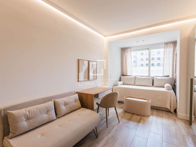 1 slaapkamer Appartement te huur in Castellana, Madrid stad - € 1.300 (Ref: 9889258)