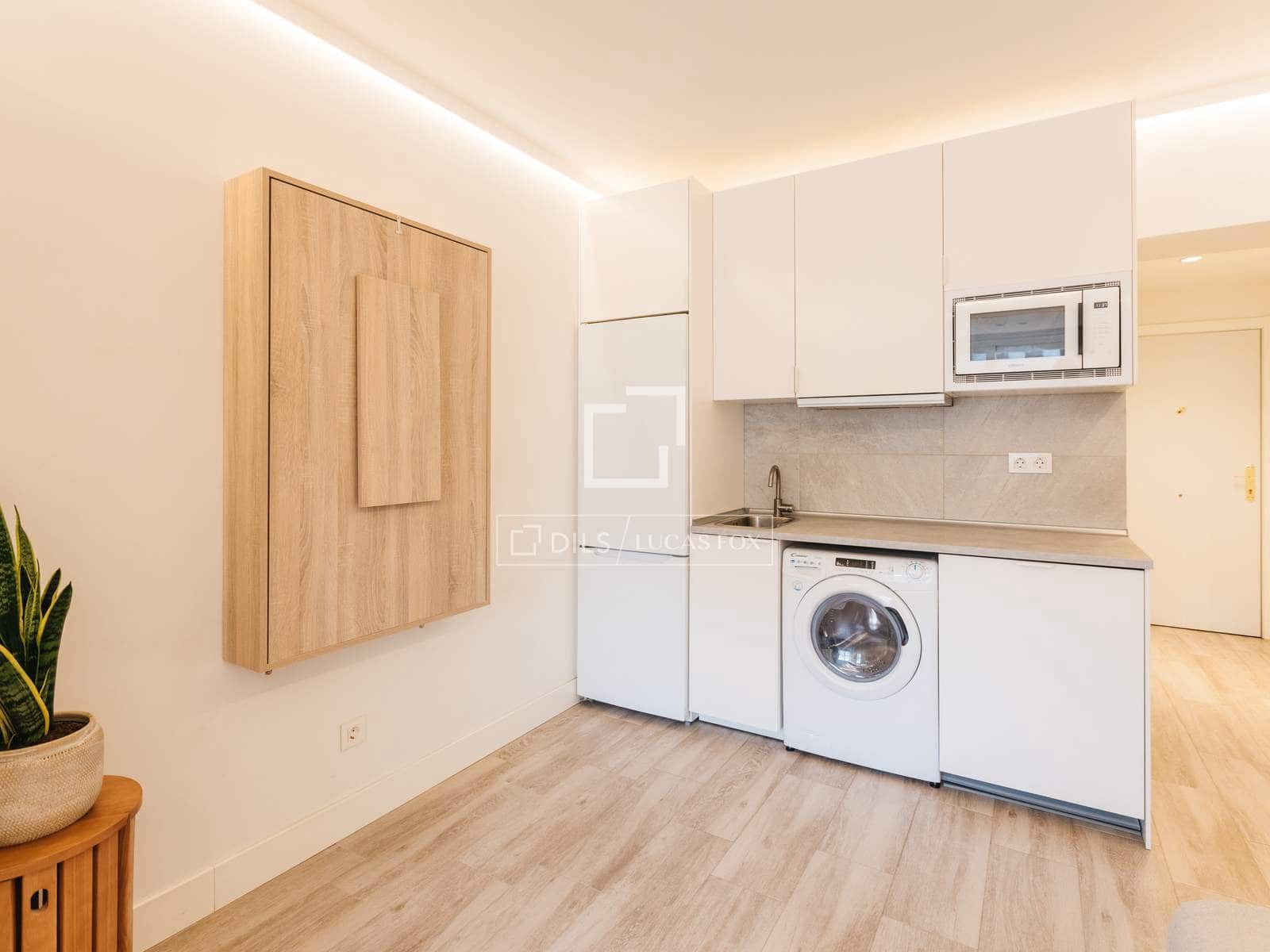 1 slaapkamer Appartement te huur in Madrid stad - € 1.300 (Ref: 9889258)