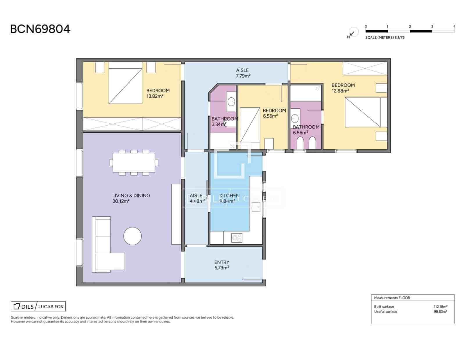 3 soverom Leilighet til salgs i Barcelona by - € 680 000 (Ref: 9889530)