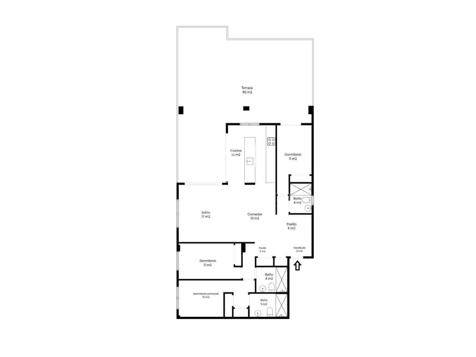 3 slaapkamer Penthouse te koop in Finestrat met zwembad garage - € 565.000 (Ref: 9895420)