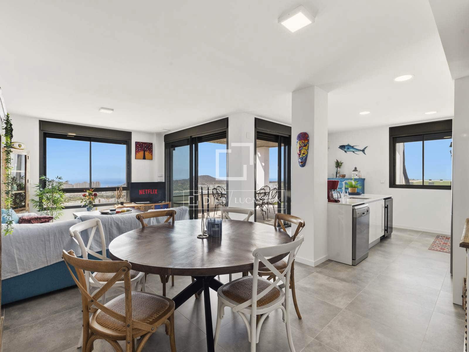 3 slaapkamer Penthouse te koop in Finestrat met zwembad garage - € 565.000 (Ref: 9895420)