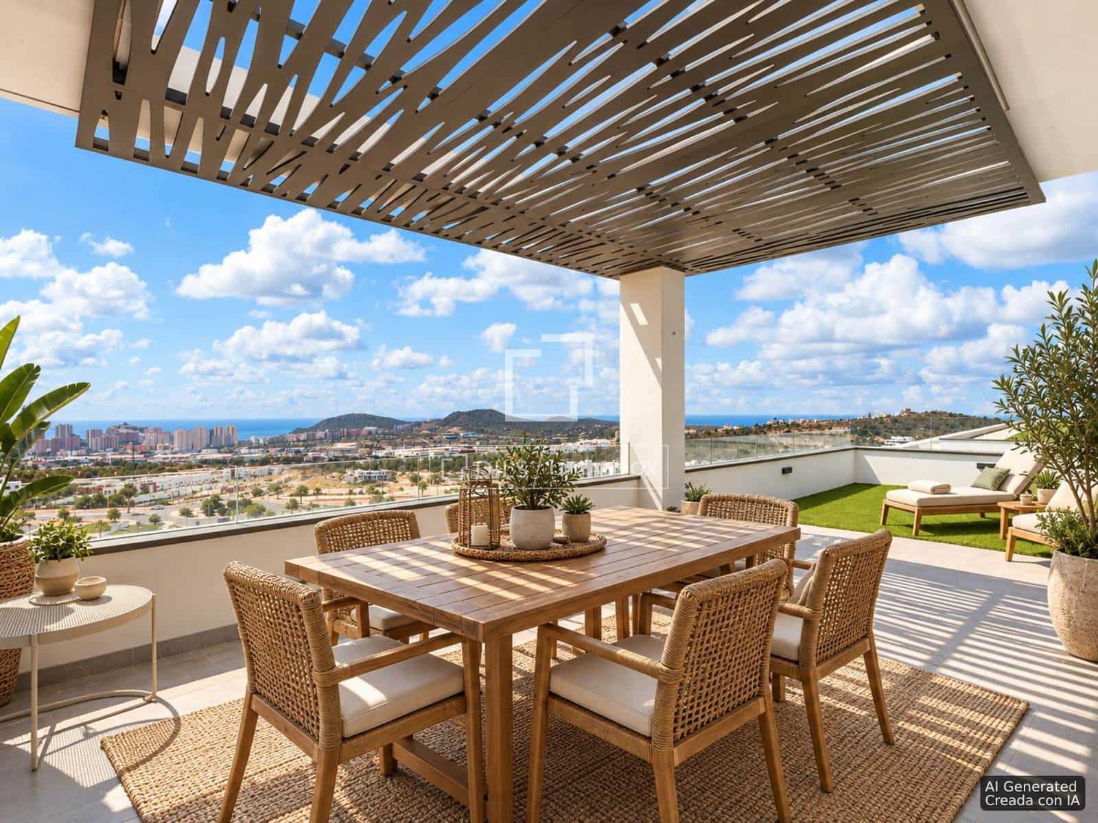3 sypialnia Penthouse na sprzedaż w Finestrat z basenem garażem - 565 000 € (Ref: 9895420)
