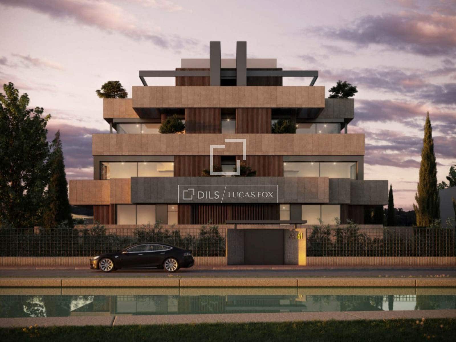 2 quarto Penthouse para venda em Madrid cidade com piscina garagem - 2 280 000 € (Ref: 9902185)