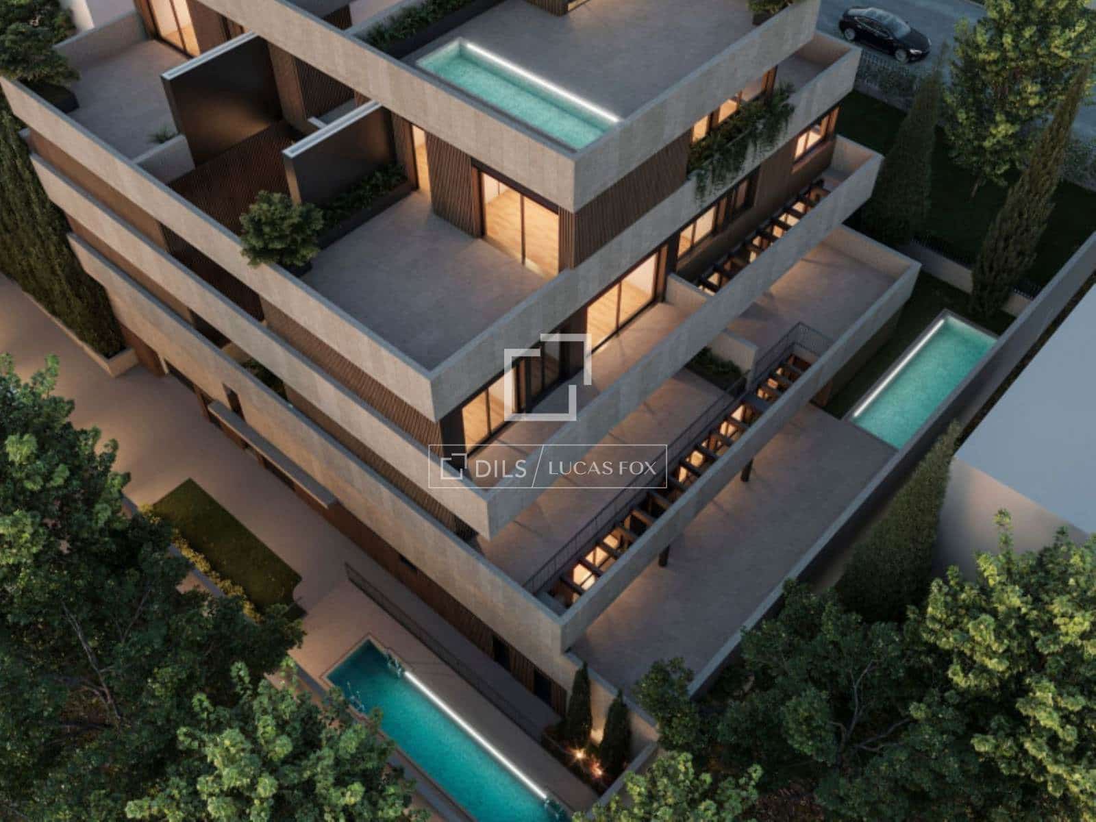 2 quarto Penthouse para venda em Madrid cidade com piscina garagem - 2 280 000 € (Ref: 9902185)