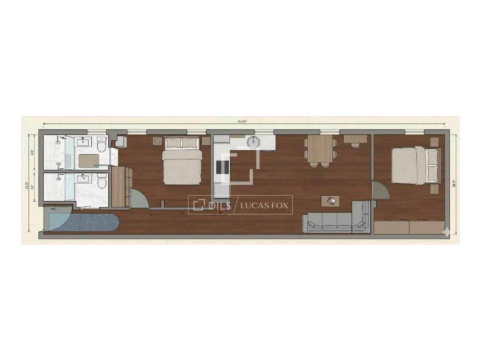 2 slaapkamer Appartement te koop in Madrid stad - € 718.000 (Ref: 9905307)