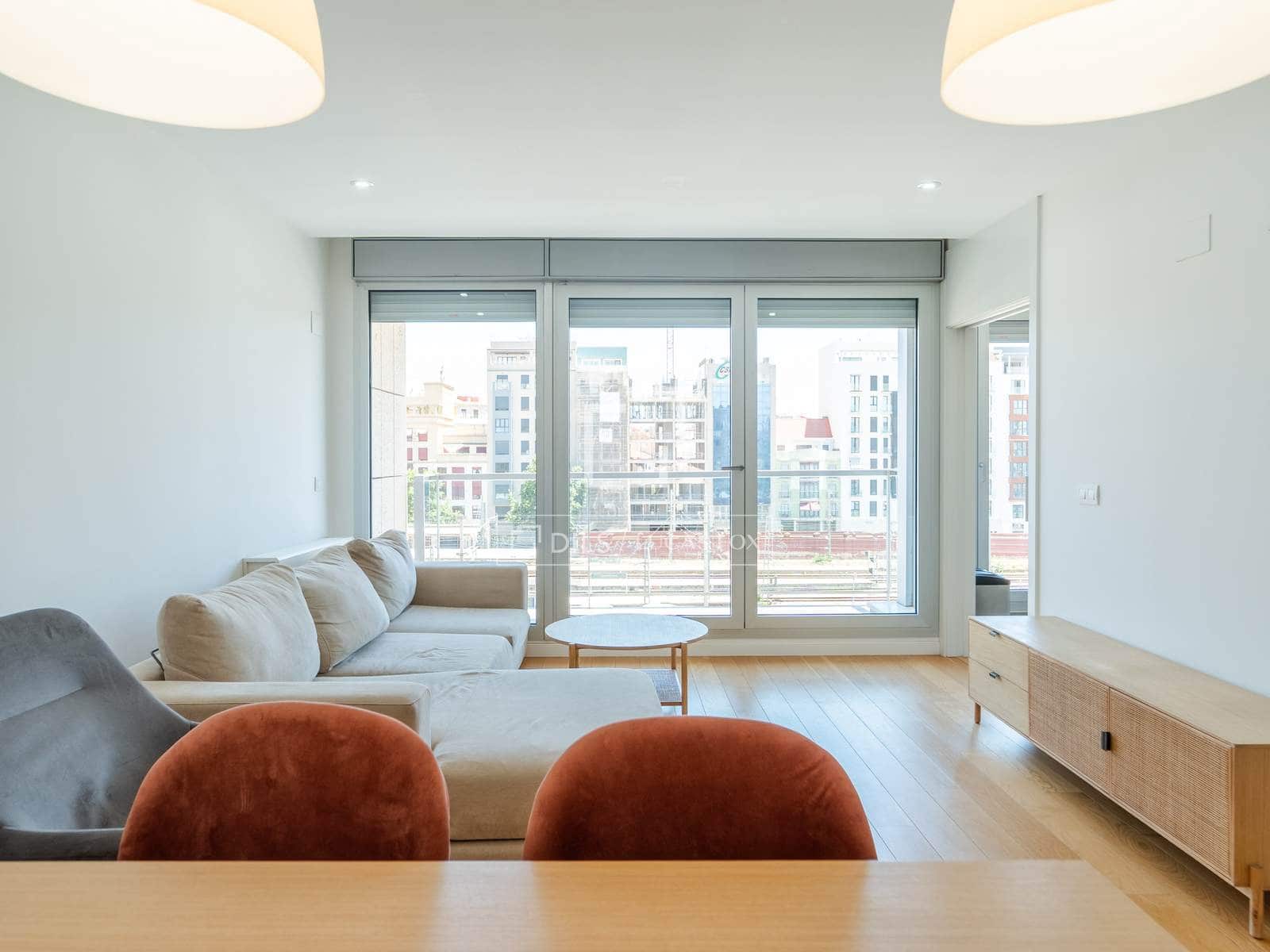 2 soveværelse Lejlighed til leje i Valencia by med garage - € 2.000 (Ref: 9908913)