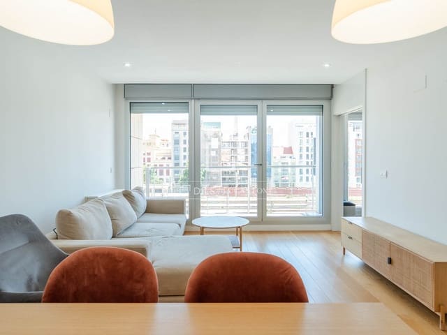 2 soveværelse Lejlighed til leje i Valencia by med garage - € 2.000 (Ref: 9908913)
