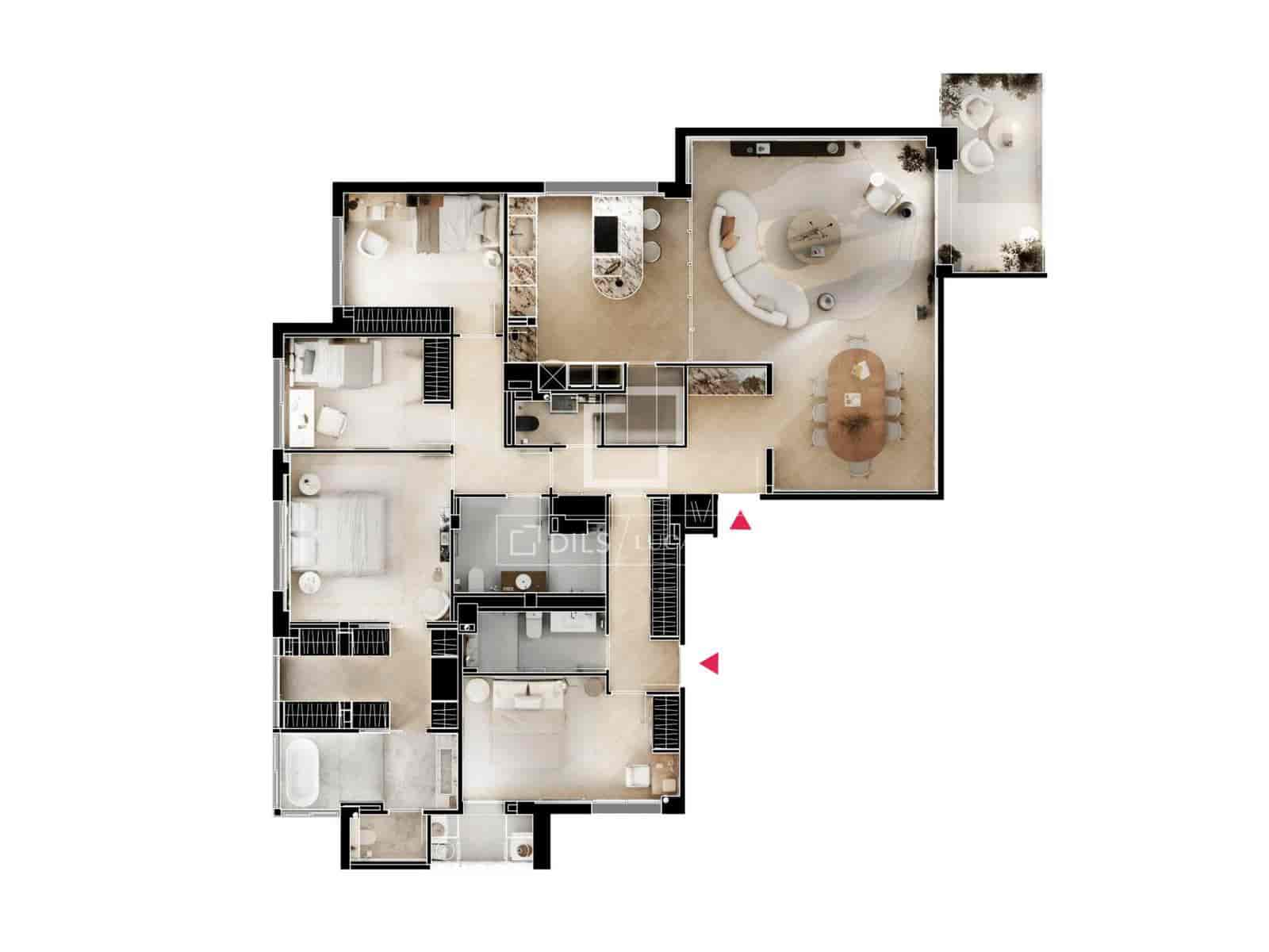 4 quarto Apartamento para venda em Madrid cidade com garagem - 2 250 000 € (Ref: 9909353)