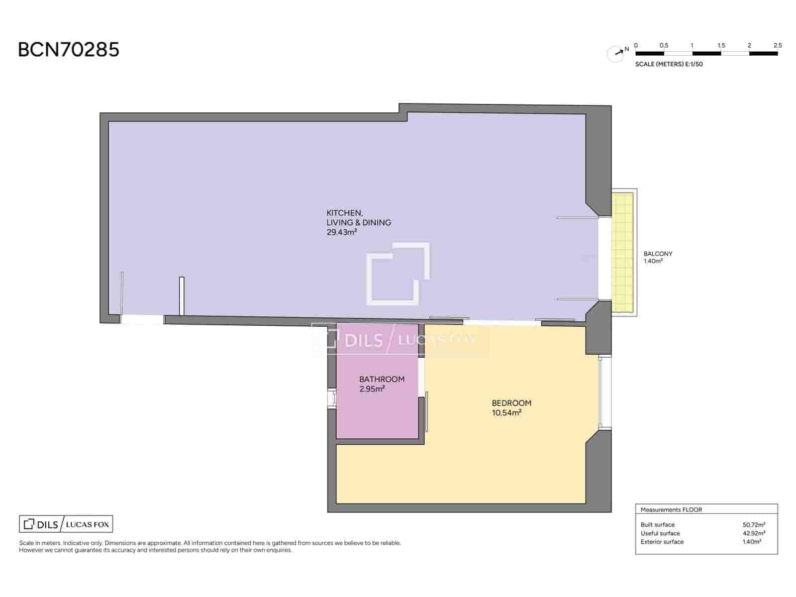 1 Zimmer Apartment zu verkaufen in Barcelona Stadt - 395.000 € (Ref: 9911820)