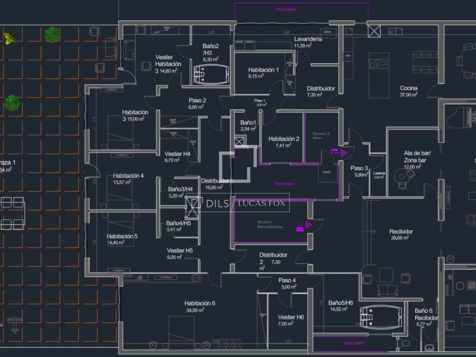 6 sypialnia Apartament na sprzedaż w Miasto Barcelona z garażem - 4 600 000 € (Ref: 9914797)