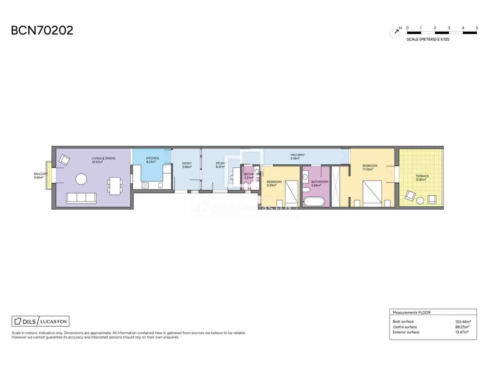 2 bedroom Apartment for sale in Barcelona city - € 615,000 (Ref: 9914916)