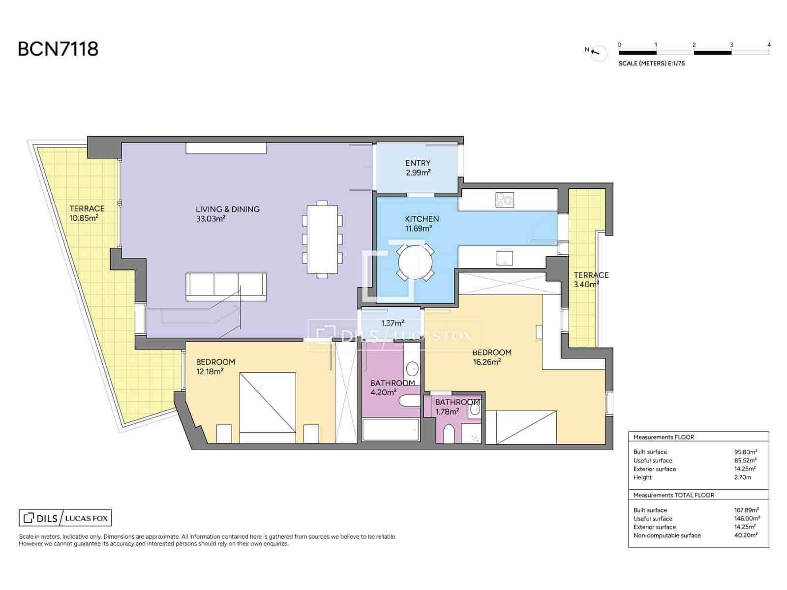 3 camera da letto Attico in vendita in Barcelona citta con garage - 935.000 € (Rif: 9918875)