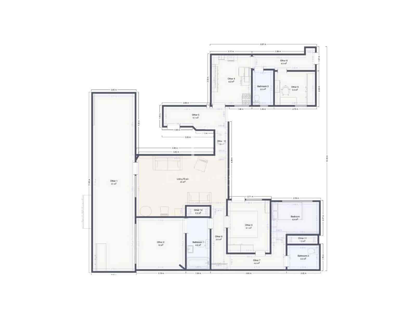 3 slaapkamer Appartement te koop in Madrid stad met garage - € 2.190.000 (Ref: 9918977)