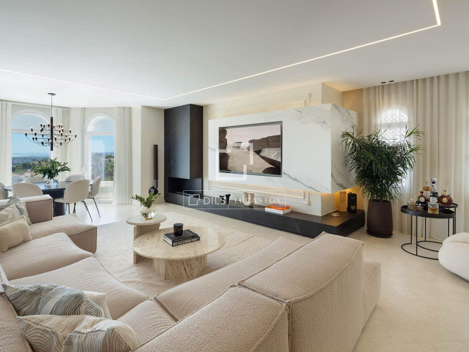 4 chambre Penthouse à vendre à Marbella avec piscine garage - 2 495 000 € (Ref: 9921053)