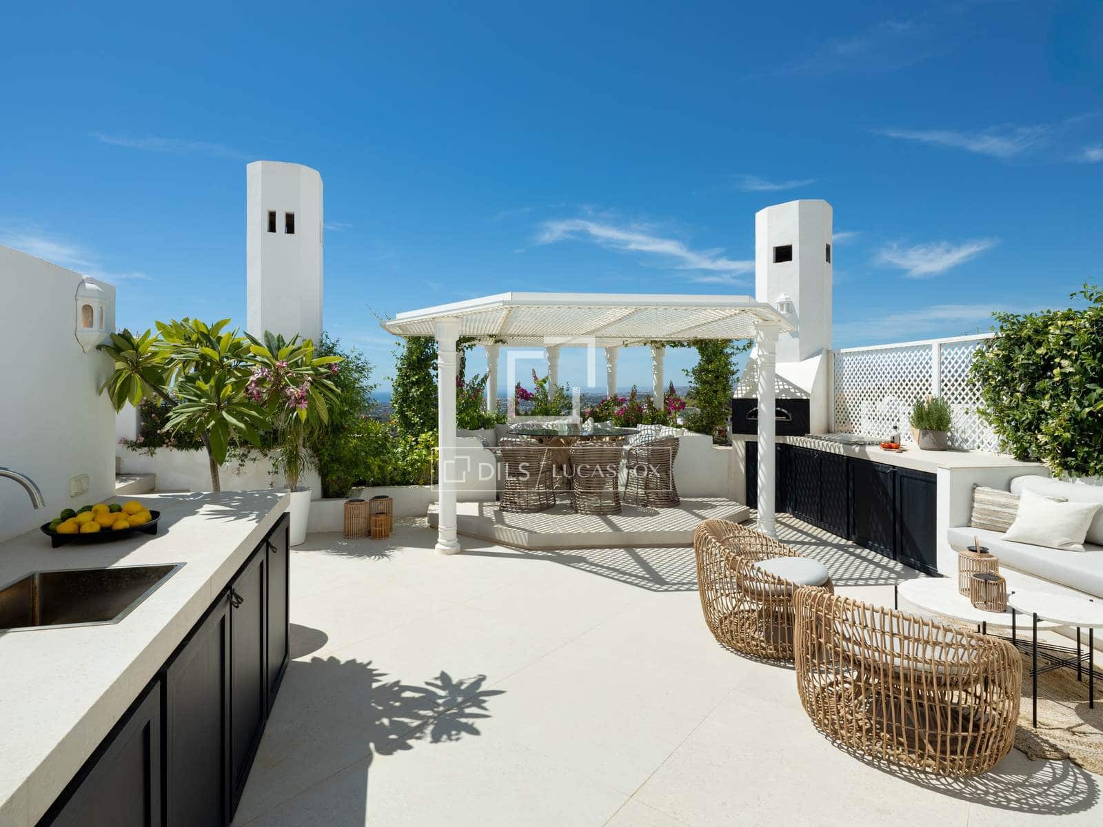 4 chambre Penthouse à vendre à Marbella avec piscine garage - 2 495 000 € (Ref: 9921053)
