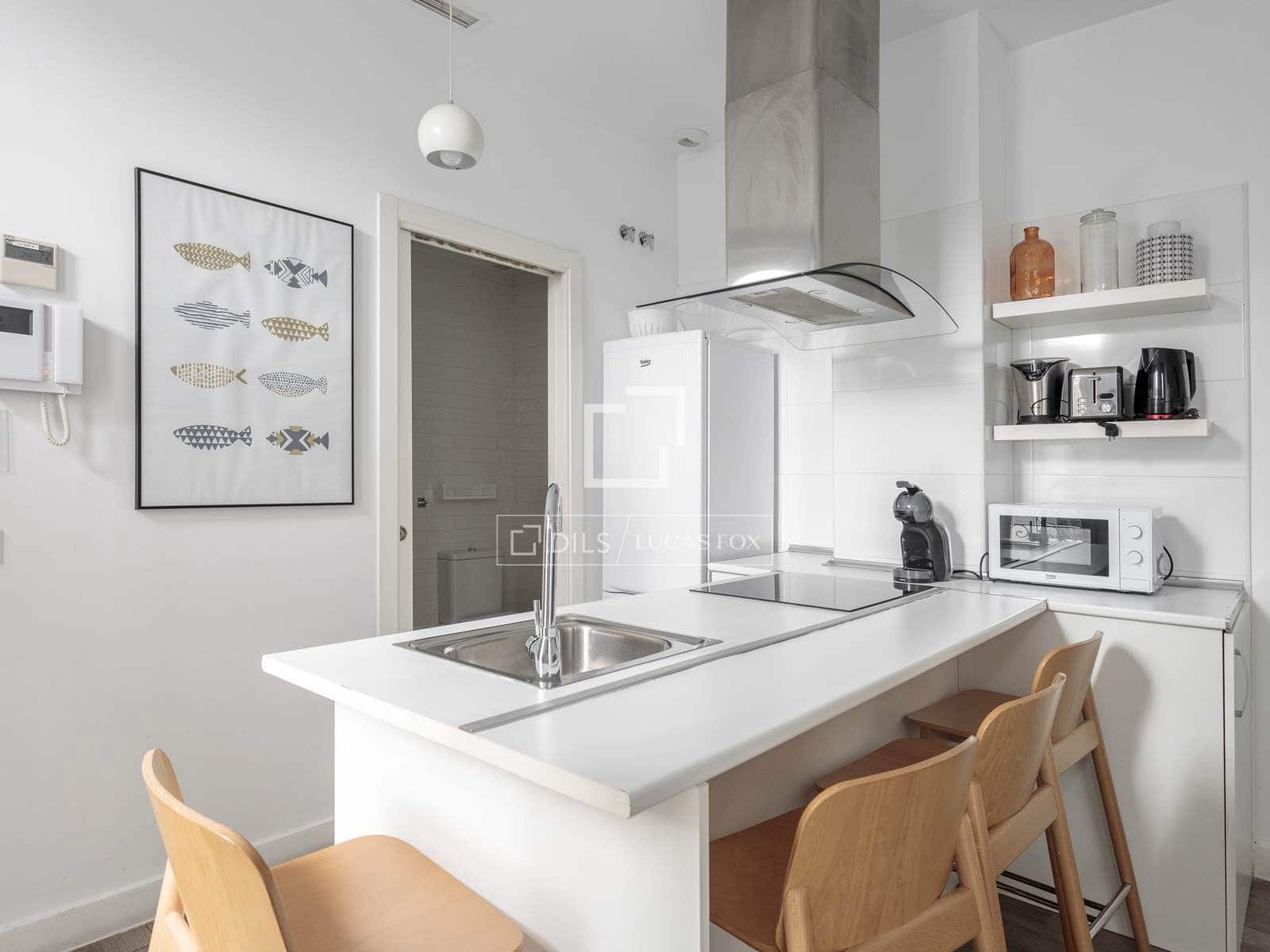 1 Zimmer Apartment zu vermieten in Madrid Stadt - 2.400 € (Ref: 9922686)