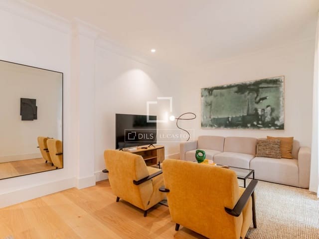 Appartement de 3 chambres à louer à Recoletos, Madrid ville - 6 500 € (Ref: 9925064)