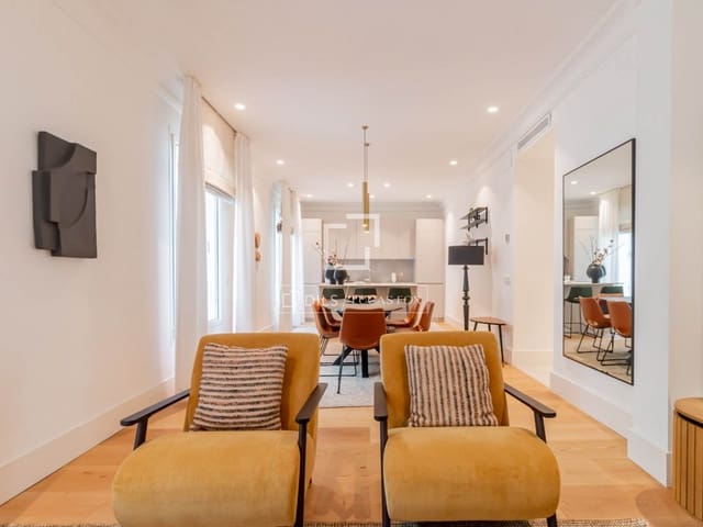 Appartement de 3 chambres à louer à Recoletos, Madrid ville - 6 500 € (Ref: 9925064)