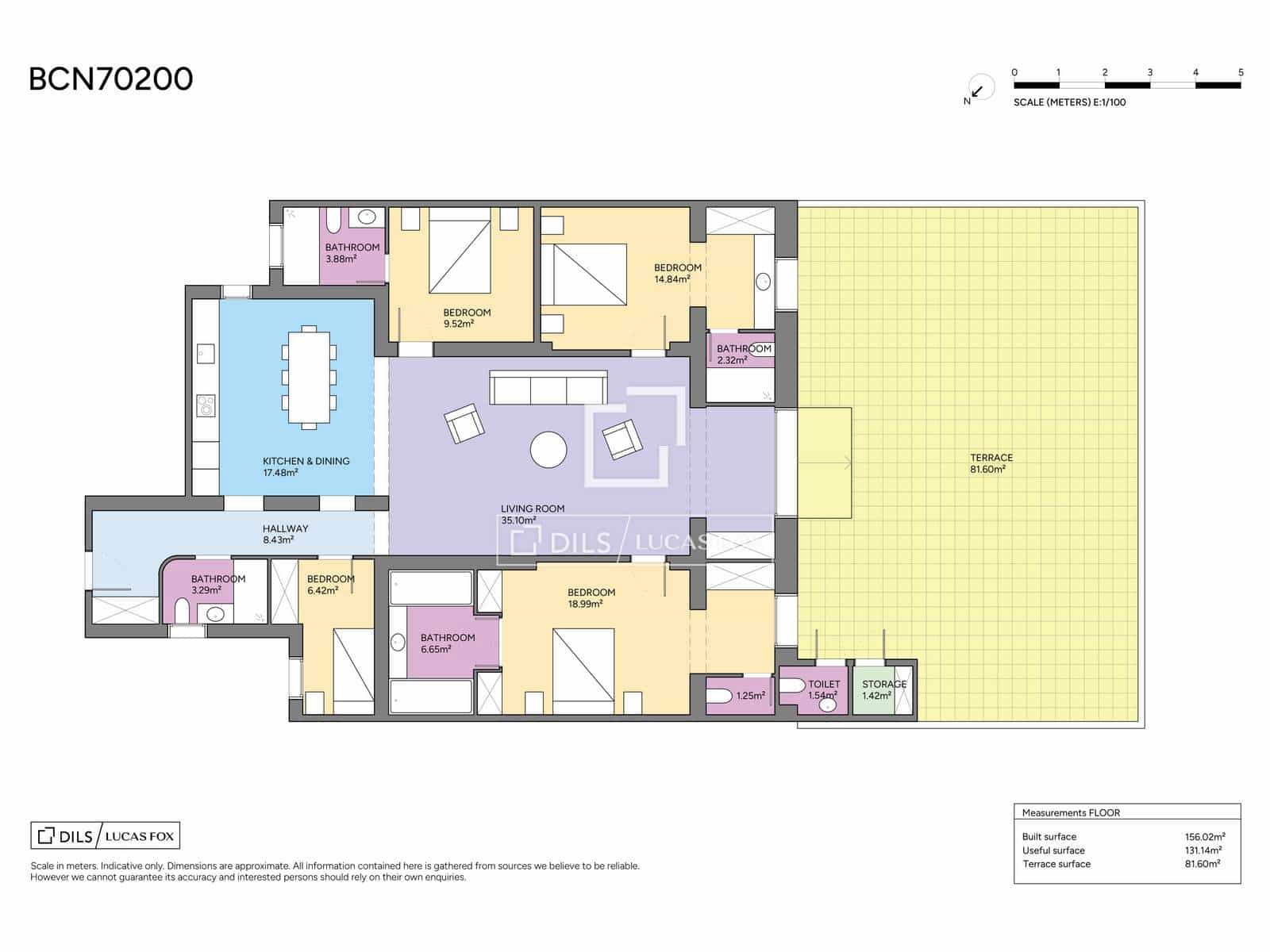 3 soveværelse Lejlighed til salg i Barcelona by - € 1.499.000 (Ref: 9928041)