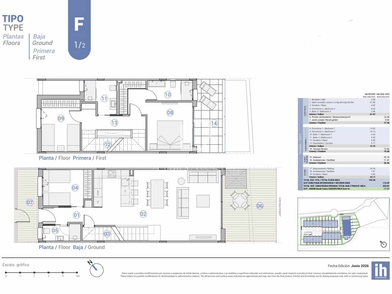 3 sypialnia Willa na sprzedaż w El Campello z basenem garażem - 1 054 000 € (Ref: 9934912)