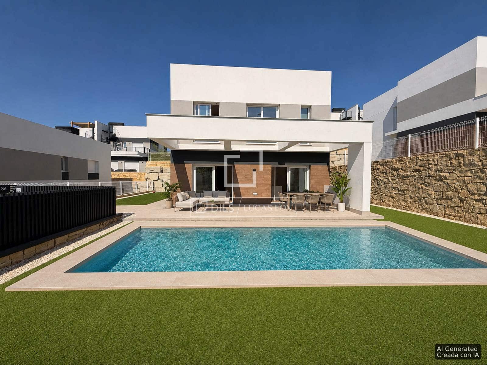 4 Zimmer Villa zu verkaufen in Finestrat mit Garage - 555.000 € (Ref: 9935282)