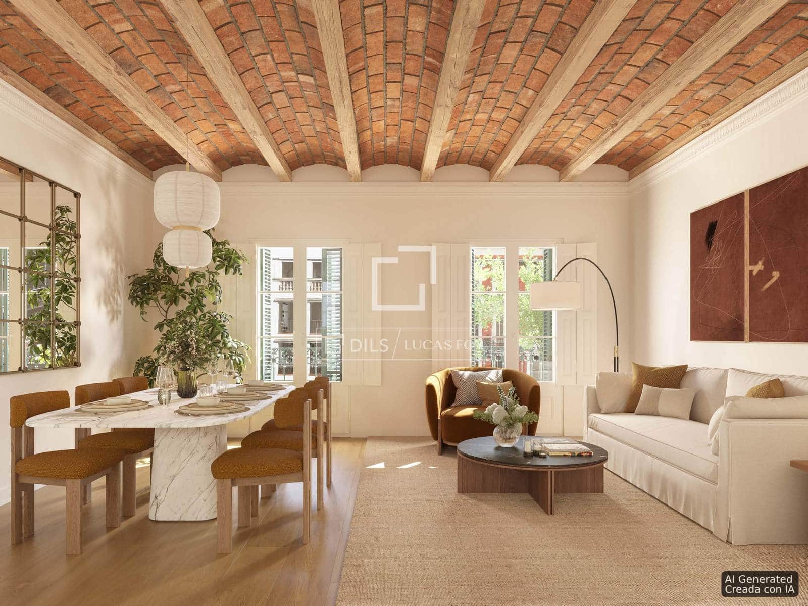 Apartamento de 3 habitaciones en Barcelona ciudad en venta - 670.000 € (Ref: 9936820)