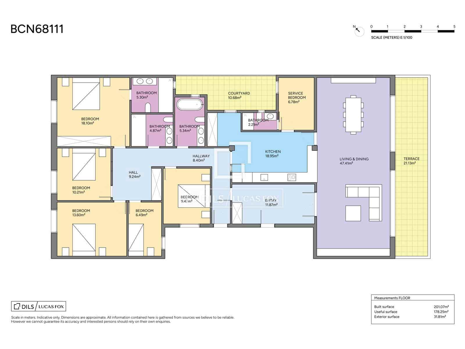 6 Zimmer Apartment zu verkaufen in Barcelona Stadt mit Garage - 1.675.000 € (Ref: 9936821)