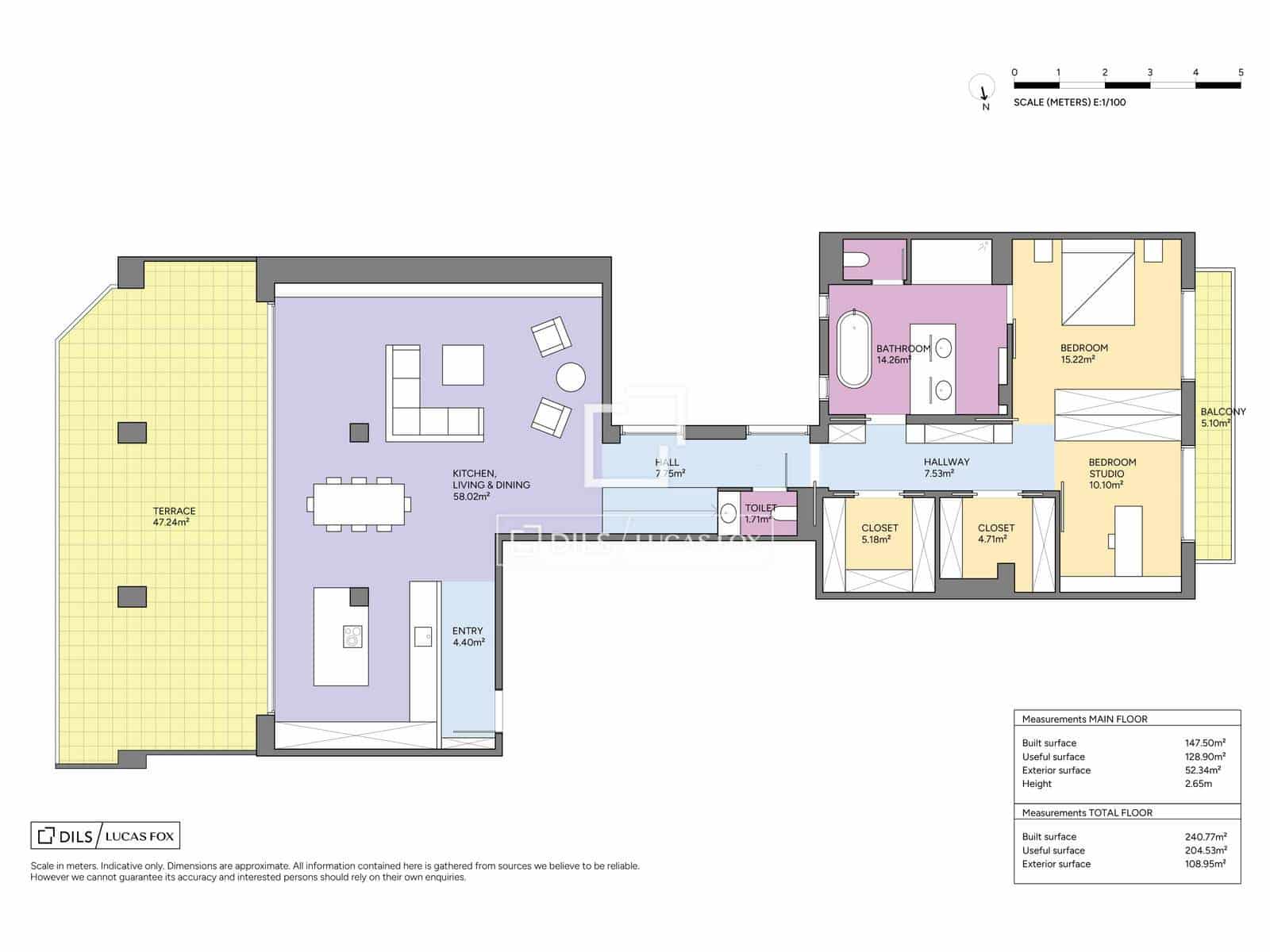 Ático de 5 habitaciones en Barcelona ciudad en venta con piscina - 3.200.000 € (Ref: 9938675)