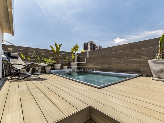 Ático de 5 habitaciones en Barcelona ciudad en venta con piscina - 3.200.000 € (Ref: 9938675)