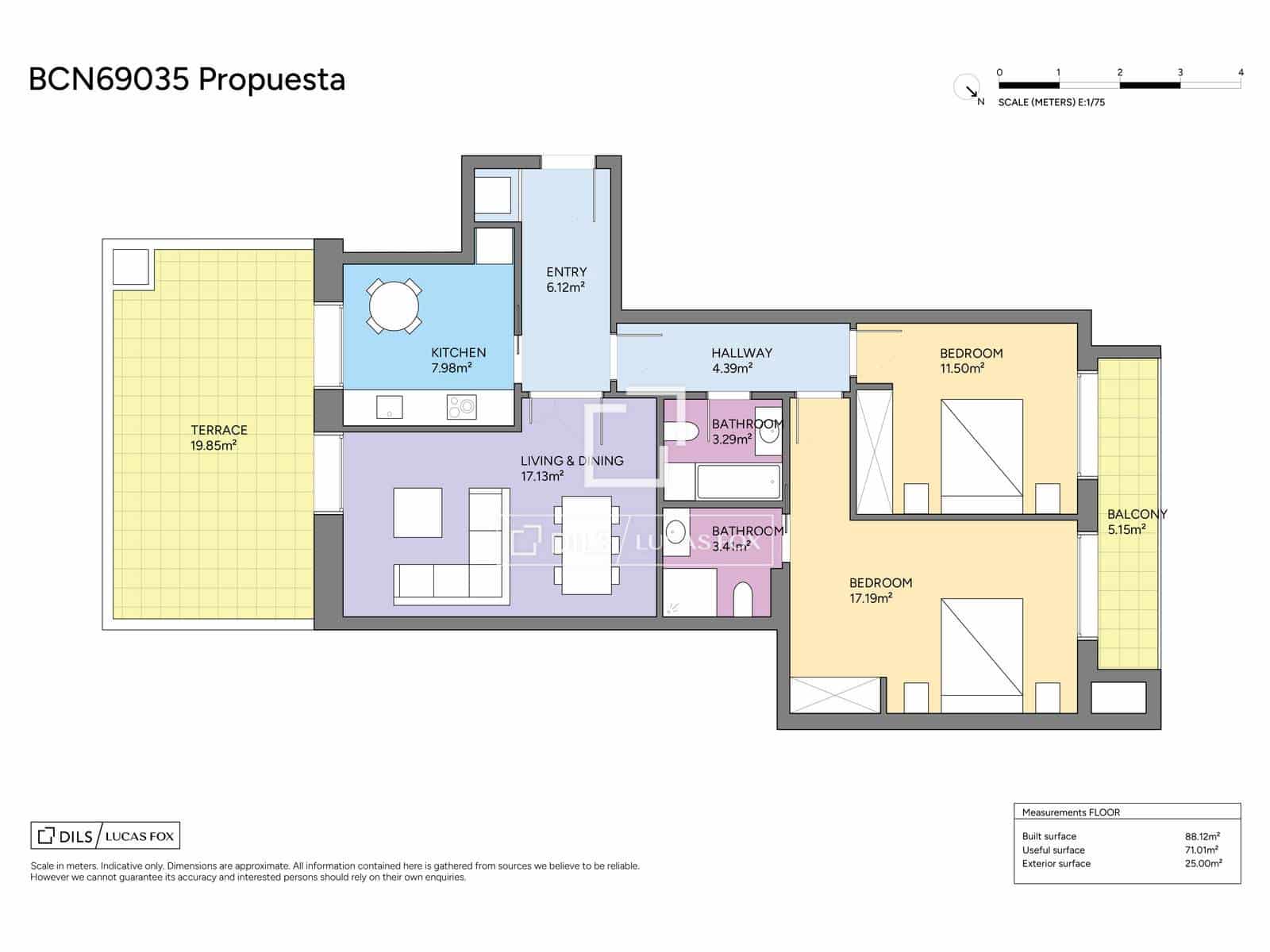3 soverom Leilighet til salgs i Barcelona by med svømmebasseng garasje - € 760 000 (Ref: 9939108)