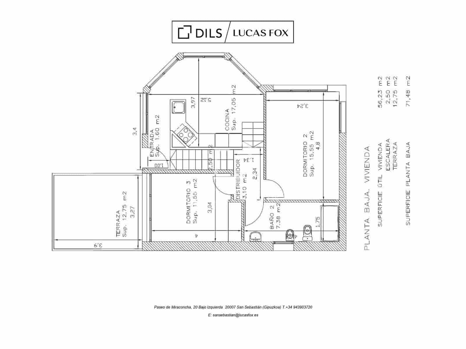 Chalet de 3 habitaciones en Donostia-San Sebastián en venta con garaje - 1.050.000 € (Ref: 9941180)