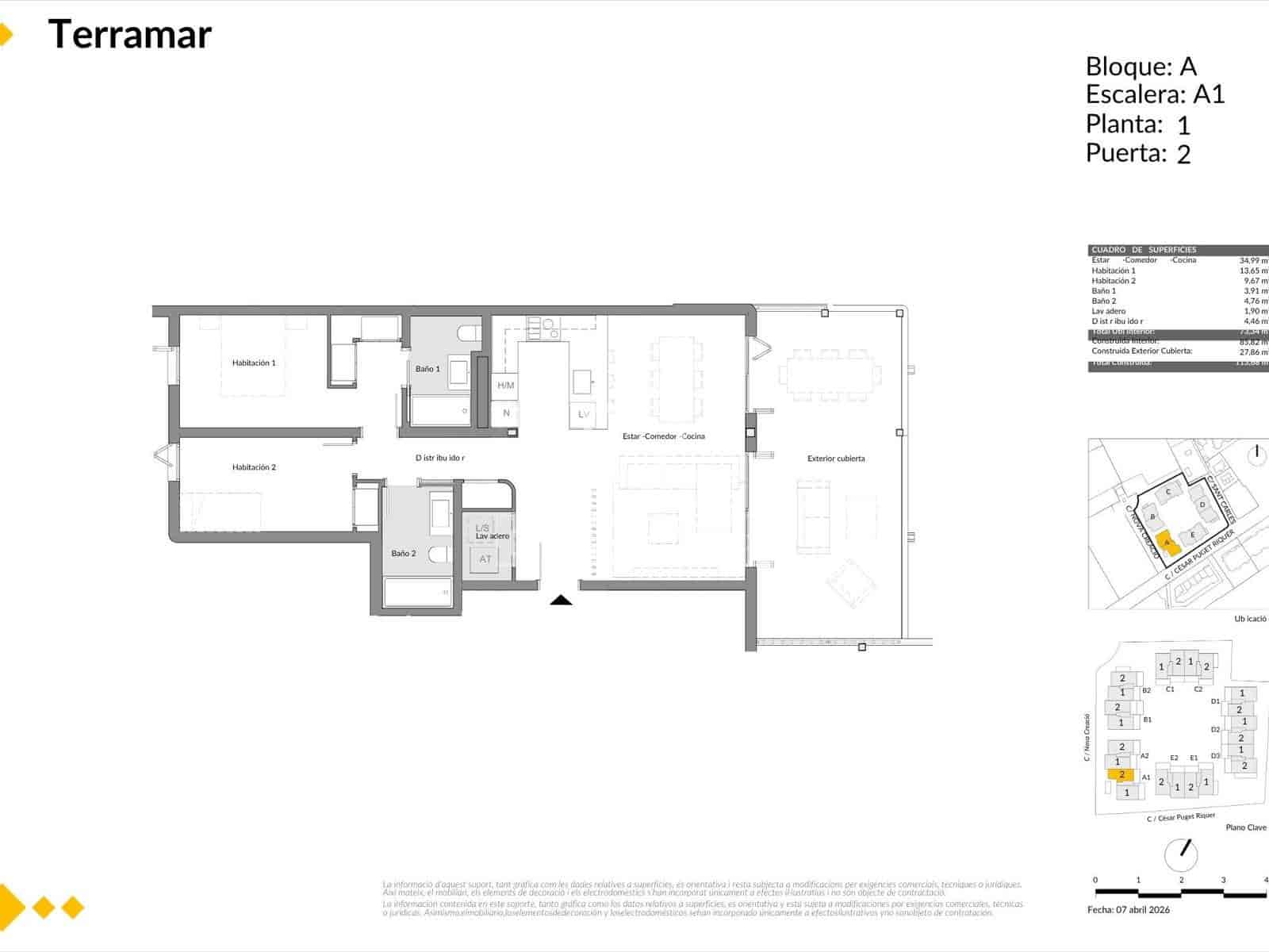2 soverom Leilighet til salgs i Santa Eulalia / Santa Eularia med svømmebasseng garasje - € 638 500 (Ref: 9941249)