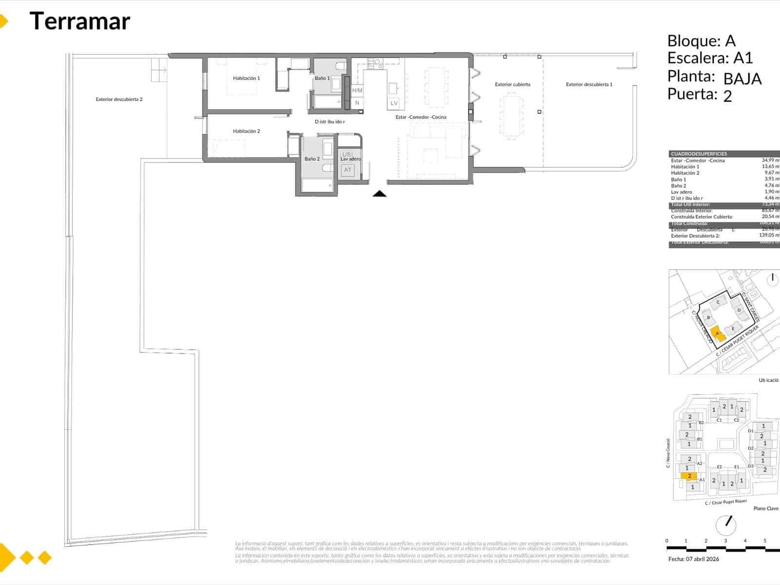2 sypialnia Apartament na sprzedaż w Santa Eulalia / Santa Eularia z basenem garażem - 653 000 € (Ref: 9941251)