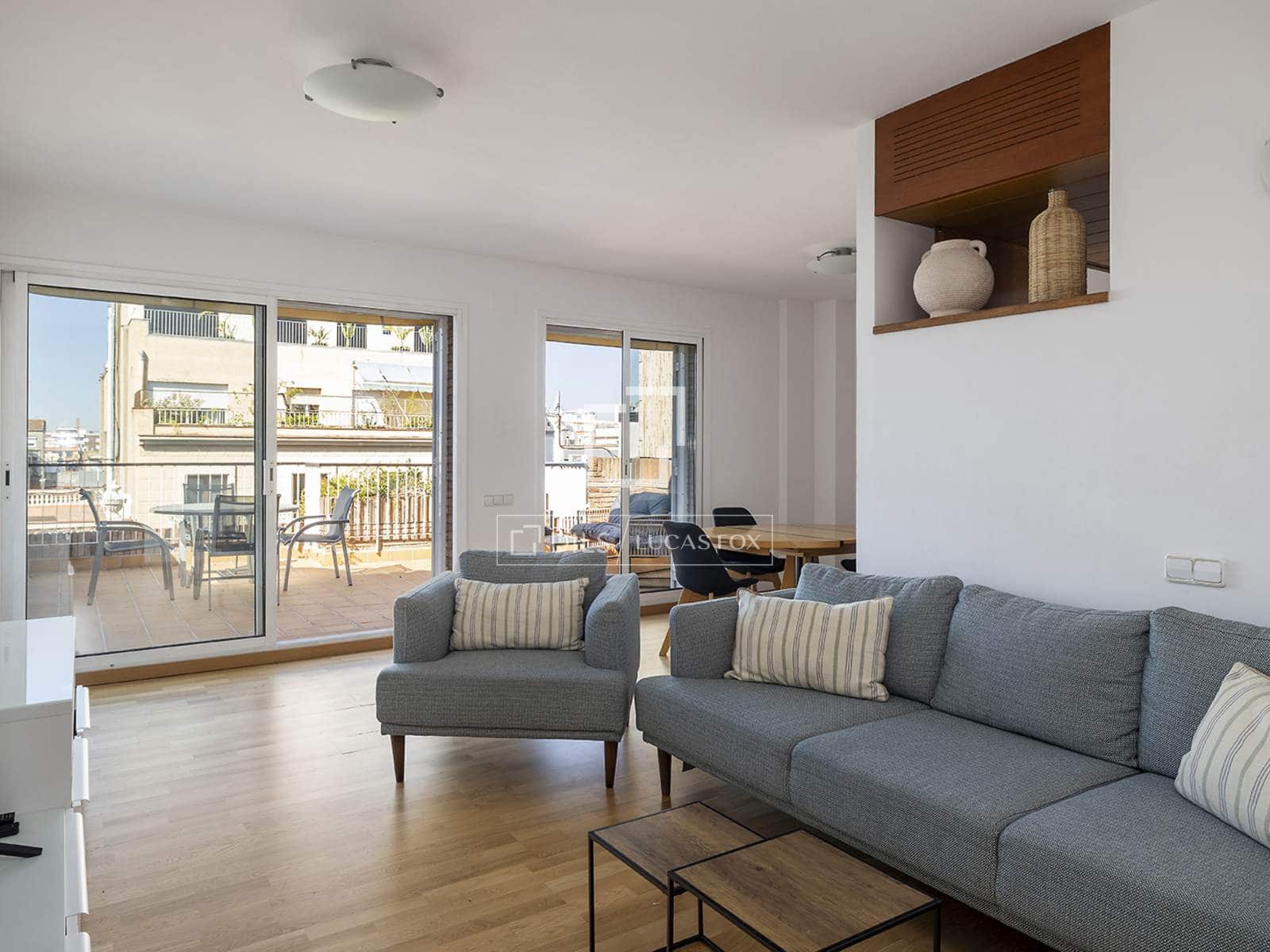 3 bedroom Penthouse for rent in Barcelona city with garage - € 3,200 (Ref: 9946718)