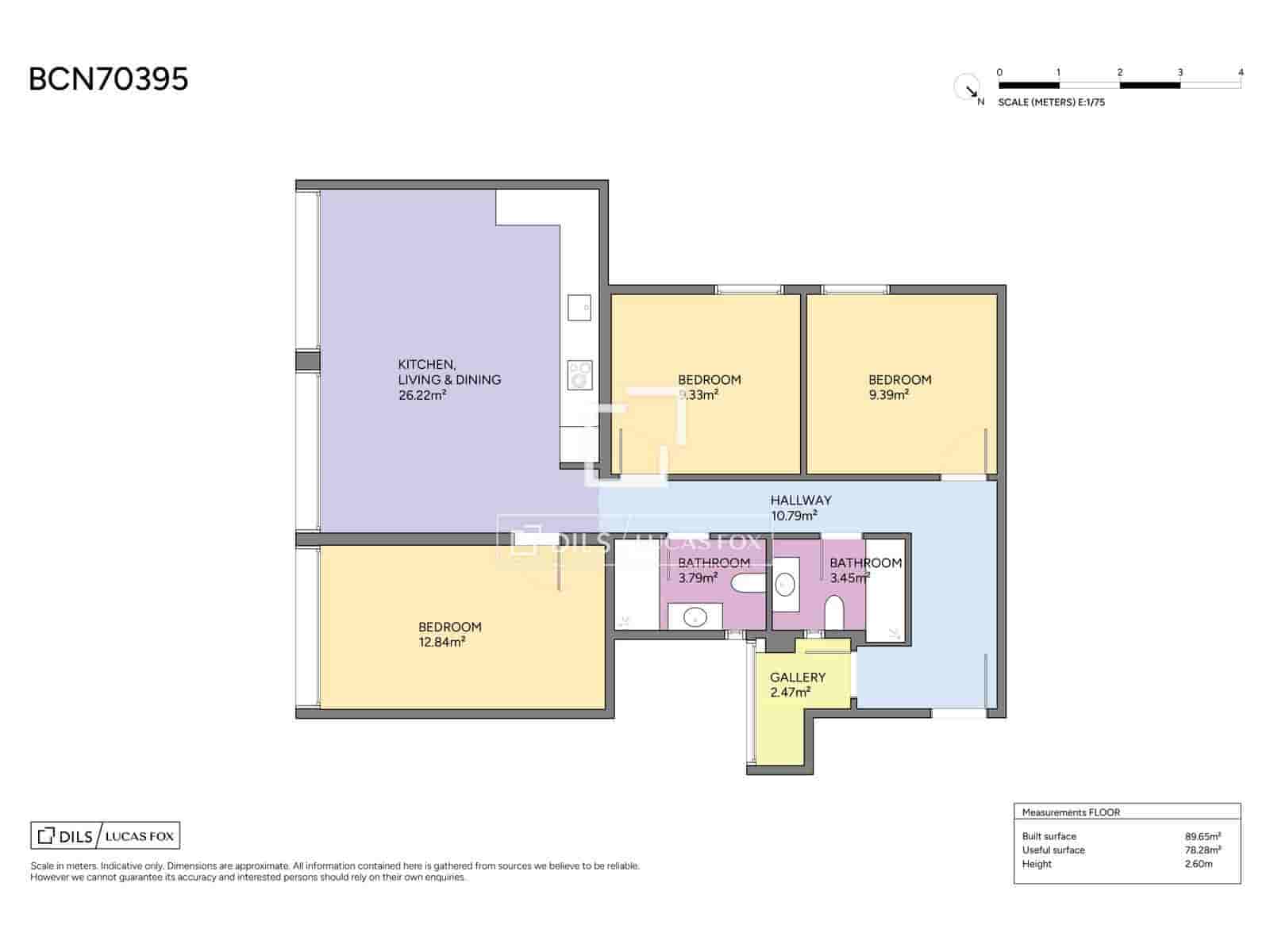 3 bedroom Apartment for sale in Barcelona city - € 495,000 (Ref: 9948528)