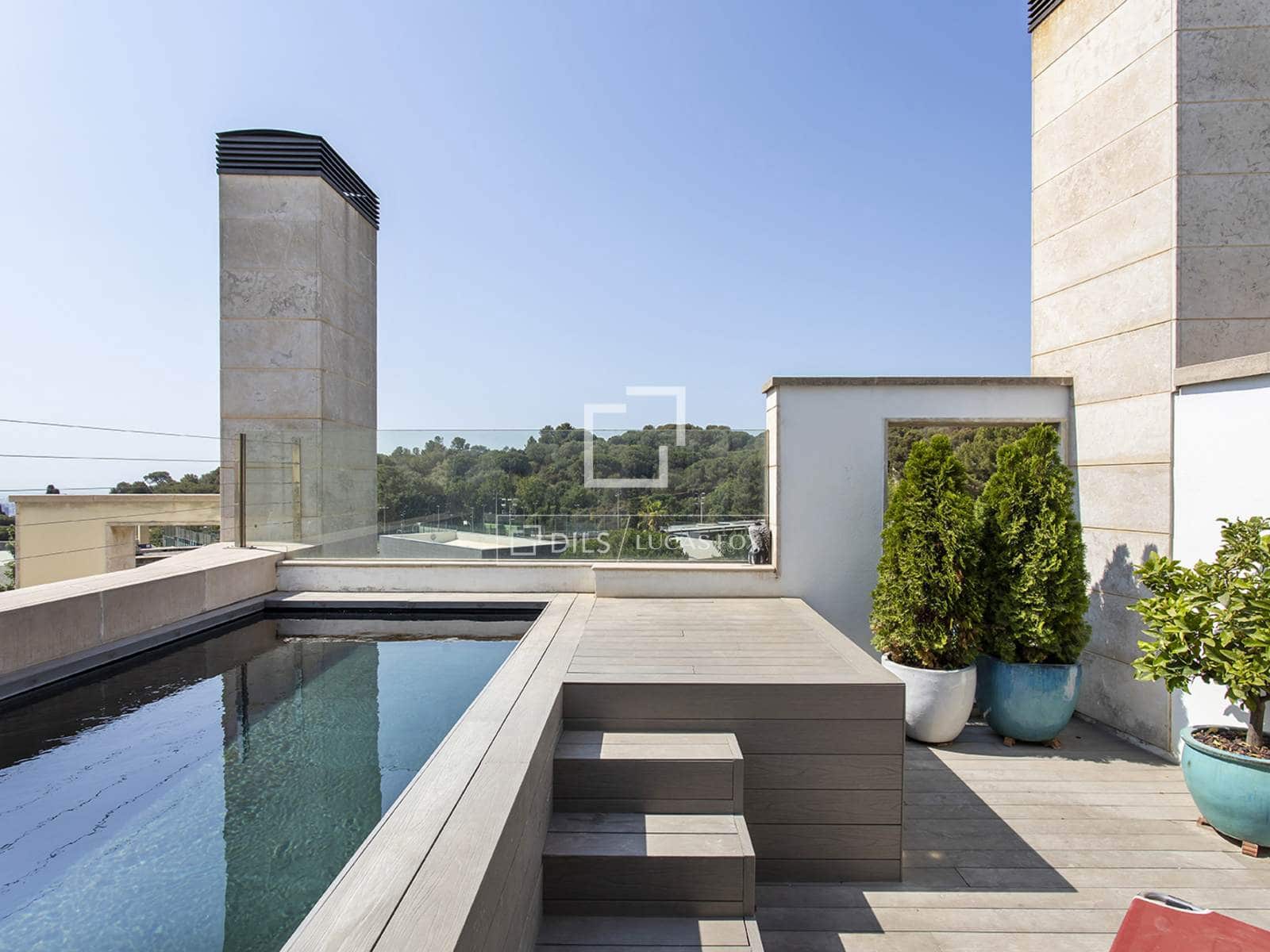 5 Zimmer Villa zu vermieten in Barcelona Stadt mit Pool Garage - 9.800 € (Ref: 9948530)